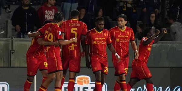 莱切以2-1客胜比萨，意甲确认两支降级队，小辣椒保级战中争取5分